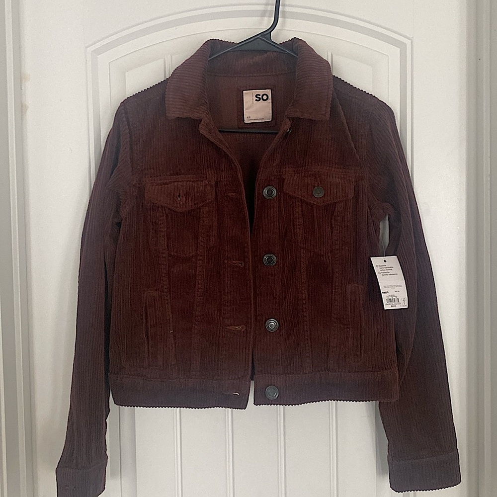 Dark Brown Corduroy Jacket